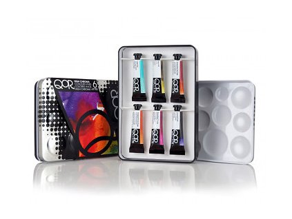 Sada akvarelových barev QoR 6x5ml brilantní