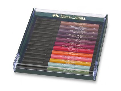 Sada popisovačů Faber-Castell 12ks – Podzimní barvy (Barva Podzimní barvy)