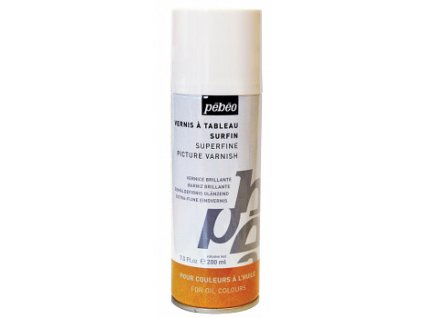 Bezbarvý lak pro olej ve spreji 200ml Pébéo