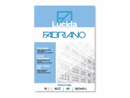 Pauzovací papír Fabriano v bloku A4 82g