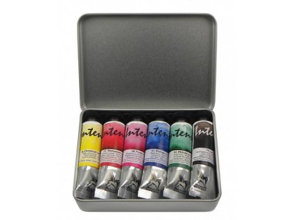Sada akvarelových barev Intense Water 6x15ml