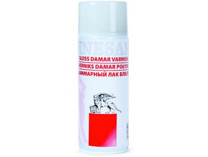 Koncový damarový lak lesklý ve spreji 400ml