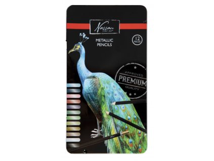 23100 1 metalicke pastelky nassau fine art v kovovem obalu sada 12 ks