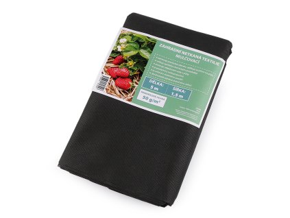 Zahradní netkaná textilie mulčovací (Balení 5 m, Varianta černá)