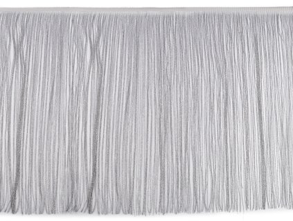 Třásně s lurexem šíře 50 cm (Balení 1 m, Varianta 1 bílá)