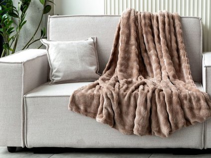 Deka bubble fleece 150x200 cm (Balení 1 ks, Varianta 1 krémová světlá)