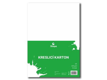 Kreslicí karton - bílý, 220g - vyberte variantu (Varianta A4, 10 listů)