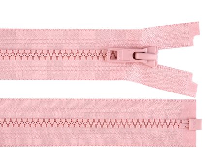 Kostěný zip YKK No 5 délka 50 cm bundový (Balení 1 ks, Varianta 501 bílá)