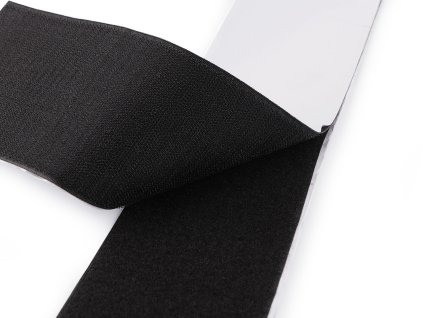 Suchý zip háček + plyš samolepicí šíře 10 cm (Balení 1 m, Varianta černá)