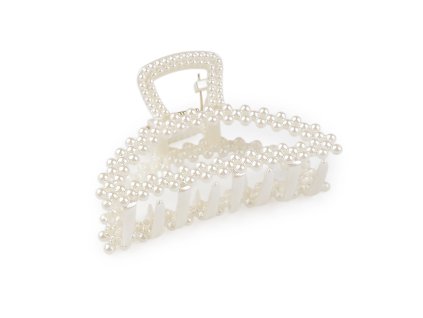 Skřipec do vlasů perlový (Balení 1 ks, Varianta 2 perlová)