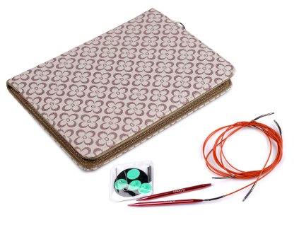 Sada šroubovacích kruhových jehlic v pouzdře (Balení 1 sada, Varianta 1 béžová)