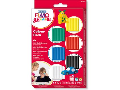 FIMO Sada Kids základní -  6 barev