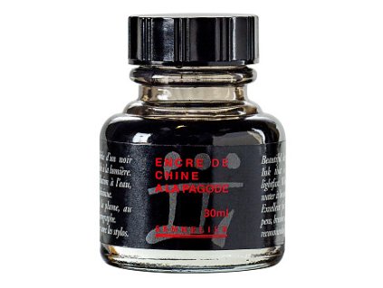 Černá tuš čínská Sennelier – 30ml (Barva ml)