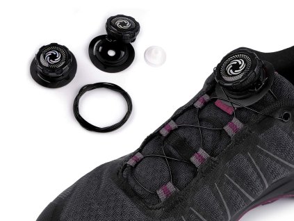 Samozavazovací tkaničky do bot s otočným utahováním (Balení 1 pár, Varianta 1 bílá)