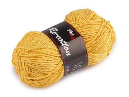Bavlněná pletací příze Re-Cotton 50 g (Balení 1 ks, Varianta 1 (81002) bílá)