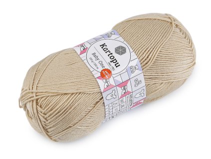 Pletací příze Baby One 100 g (Balení 1 ks, Varianta 1 (992) šedá nejsvětlější)