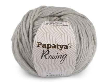 Pletací příze Papatya Roving 100 g (Balení 1 ks, Varianta 1 (11) krémová světlá)