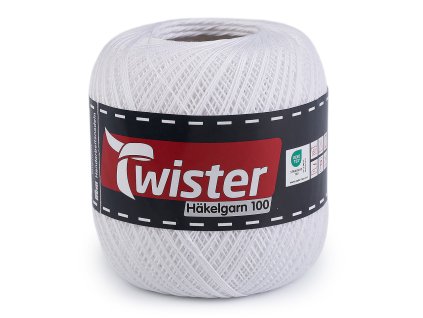 Bavlněná příze háčkovací Häkelgarn 100 g (Balení 1 ks, Varianta 1 (010) bílá)