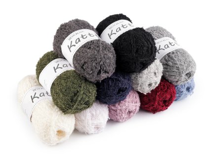 Pletací příze nopková Katty 100 g (Balení 1 ks, Varianta 1 krémová světlá)