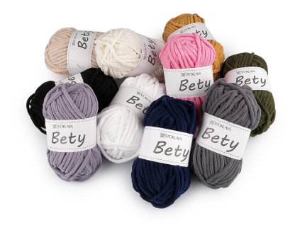 Pletací žinylková příze Bety 100 g (Balení 1 ks, Varianta 1 (04) bílá)