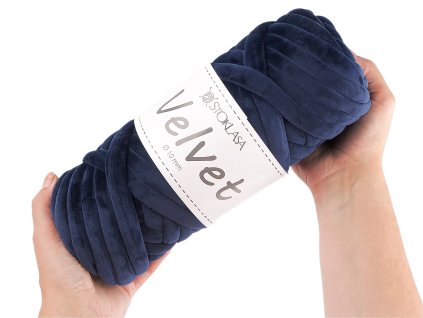 Příze Marshmallow silná Velvet Ø10 mm 500 g (Balení 1 ks, Varianta 1 (005) krémová světlá)