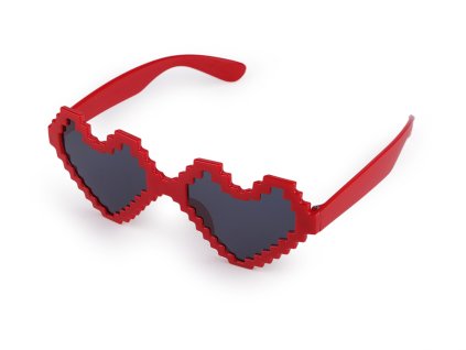 Párty / karnevalové brýle srdce (Balení 1 ks, Varianta 1 růžová nejsv.)