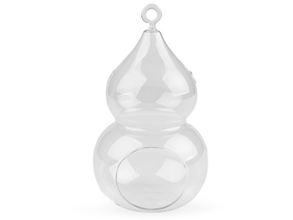 Aerárium skleněné 12x20 cm (Balení 1 ks, Varianta transparent)