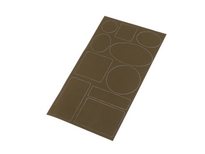 Samolepicí záplaty voděodolné tvary (Balení 1 ks, Varianta 1 šedá nejsvětlejší)