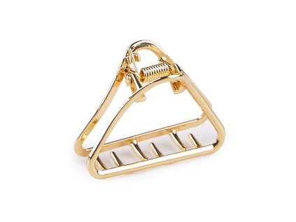 Kovový skřipec do vlasů (Balení 1 ks, Varianta 1 stříbrná srdce)