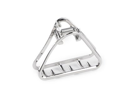 Kovový skřipec do vlasů (Balení 1 ks, Varianta 1 stříbrná srdce)