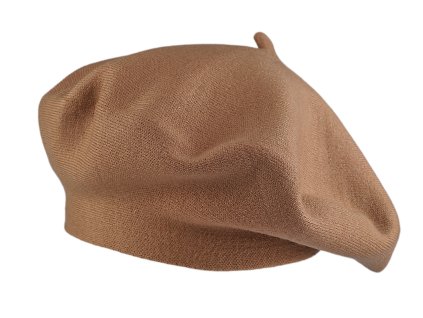 Dámský pletený baret (Balení 1 ks, Varianta 1 béžová světlá)