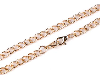 Kovový řetízek na kabelky i oděvy délka 23 cm (Balení 1 ks, Varianta nikl)