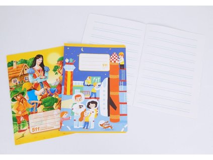 Sešit 511 A5 linka 1.třída+pomoc.linka 10l/SCP/