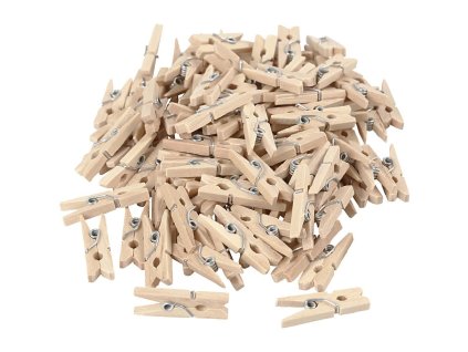 Dřevěné kolíčky, 25mm (100ks)