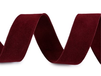 Sametová stuha oboustranná šíře 25 mm (Balení 1 m, Varianta 1 béžová)