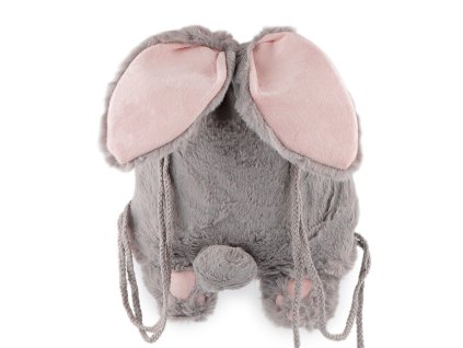 Dětský plyšový vak králíček 25x27 cm (Balení 1 ks, Varianta 1 pudrová)
