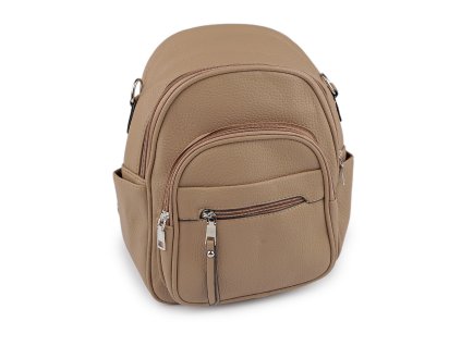 Dámský batoh 23x26 cm (Balení 1 ks, Varianta 1 béžová světlá)