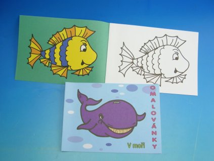 Omalovánky A5 V moři