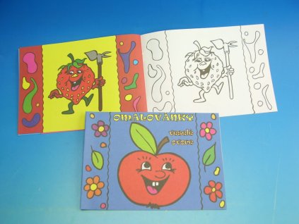 Omalovánky A5 Veselé ovoce