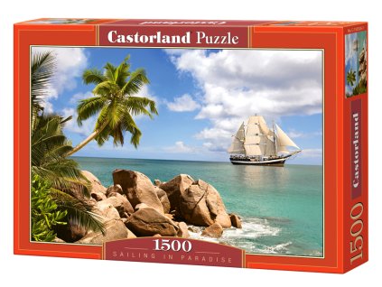 24354 2 puzzle castorland 1500 dilku plavba rajem