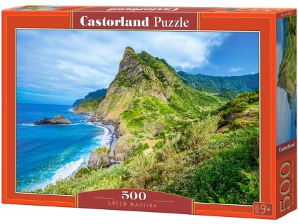 28724 puzzle castor 500 dilku zelena madeira