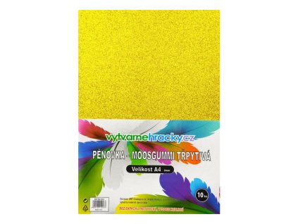 20919 1 trpytiva penovka 10 ks zlata a4 cca 2 mm