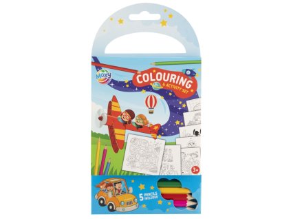 31359 1 omalovanky do kabelky nebo detskeho batuzku auto