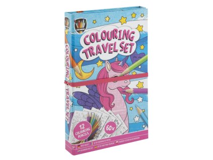 31881 3 omalovankovy set s pastelkami jednorozec morska panna