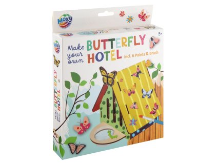 31947 dreveny motyli hotel 6 akrylovych barev stetec