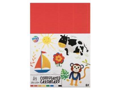 33441 2 barevny papir vlnity a4 280 gsm 8 listu