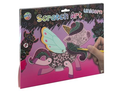 33522 skrabaci obrazky unicorn a lama