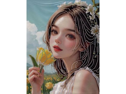 33894 divka tulipan diamantovani