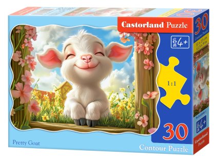 34008 puzzle castorland 30 dilku krasna koza pretty goat