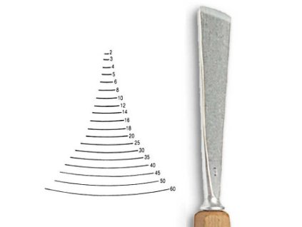 Dláto Stubai jemné U 5503 – šířka 2mm (Barva šířka 2mm)